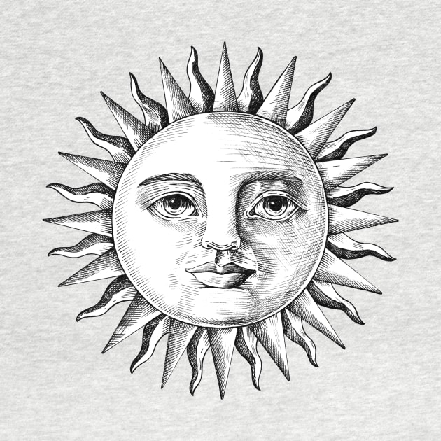 Sun Face by WAITE-SMITH VINTAGE ART